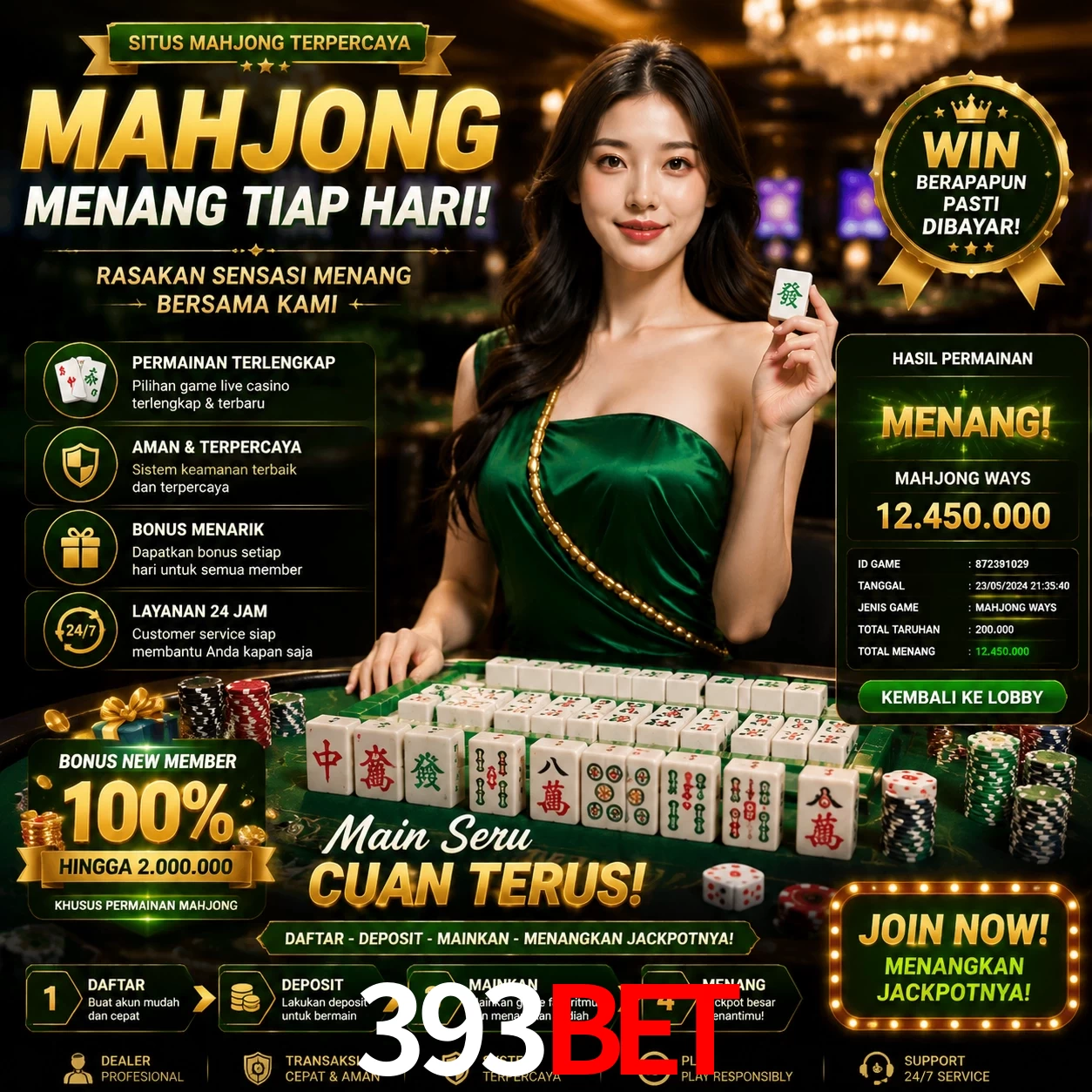Cashback VIP 393Bet - reembolso semanal